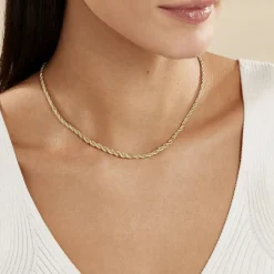 Collier Cordelia Danilo Maille Corde Et Venitienne