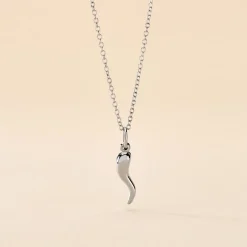Collier Cornucopia Argent Blanc