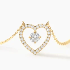 Collier Cortney Or Jaune Oxyde De Zirconium