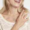 Collier Cristale Argent Bicolore