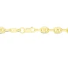Collier Dami Maille Grain De Cafe Or Jaune