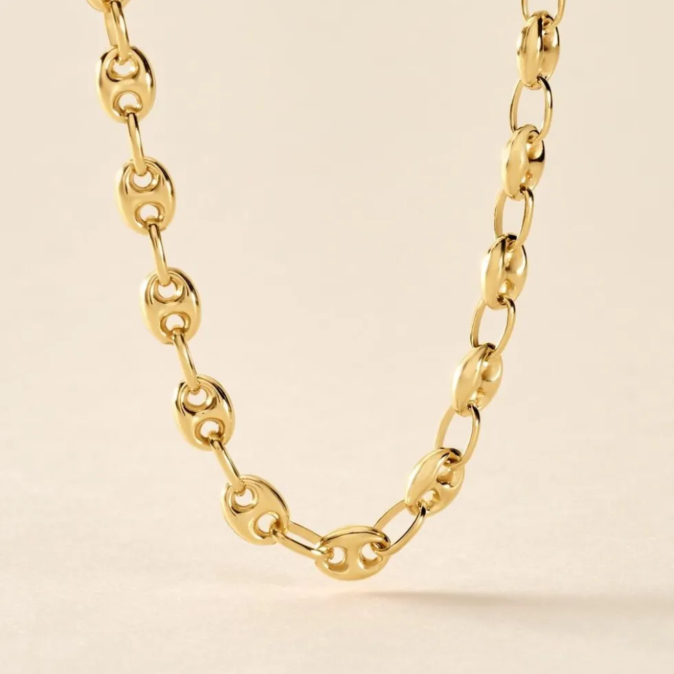 Collier Dami Maille Grain De Café