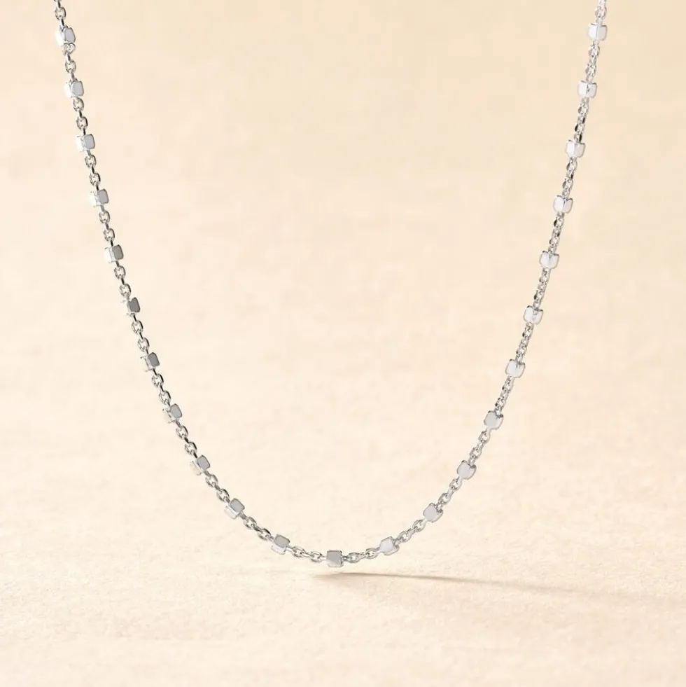 Collier Danael Argent Blanc