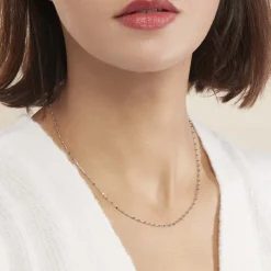 Collier Danael Argent Blanc