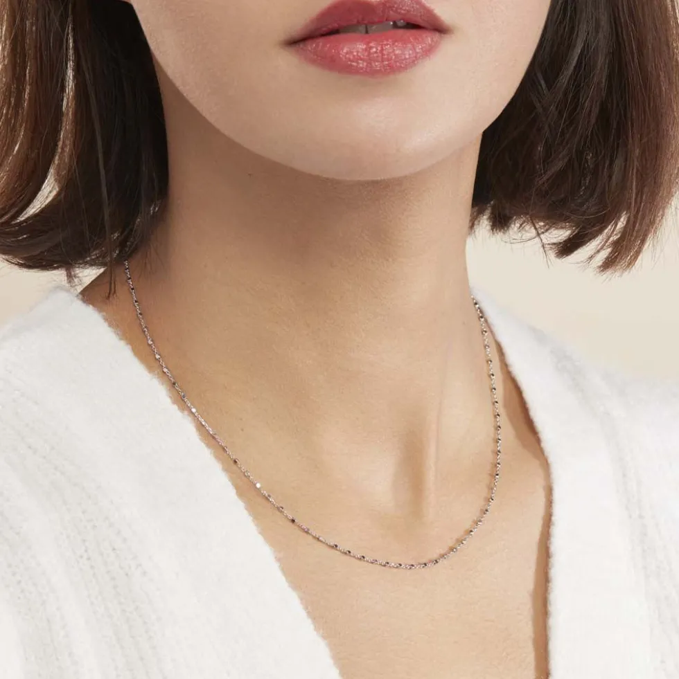 Collier Danael Argent Blanc
