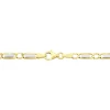 Collier Danae Plaquette Or Bicolore