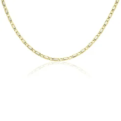 Collier Danae Plaquette Or Bicolore