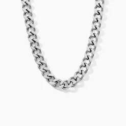 Collier Daniel Acier Blanc