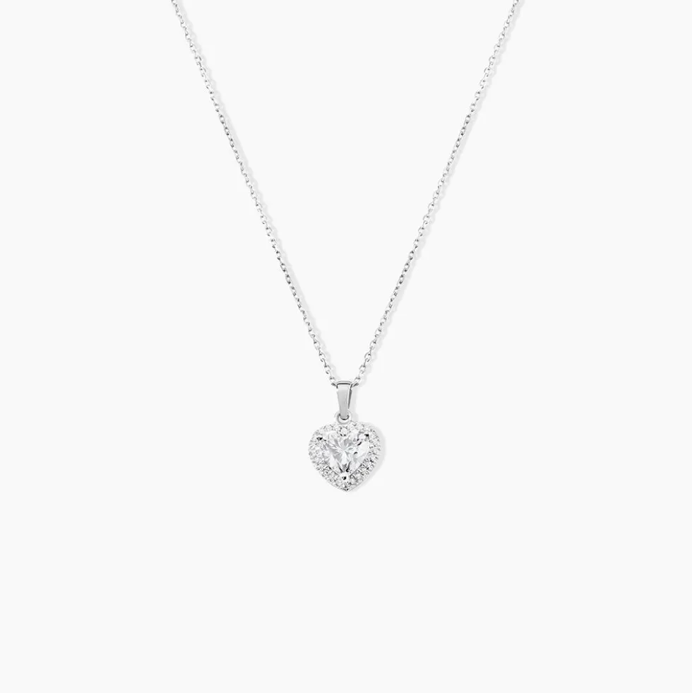 Collier Dari Or Blanc Oxyde De Zirconium
