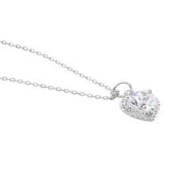 Collier Dari Or Blanc Oxyde De Zirconium