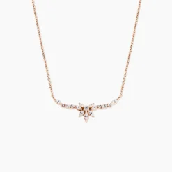 Collier Davena Argent Rose Oxyde De Zirconium