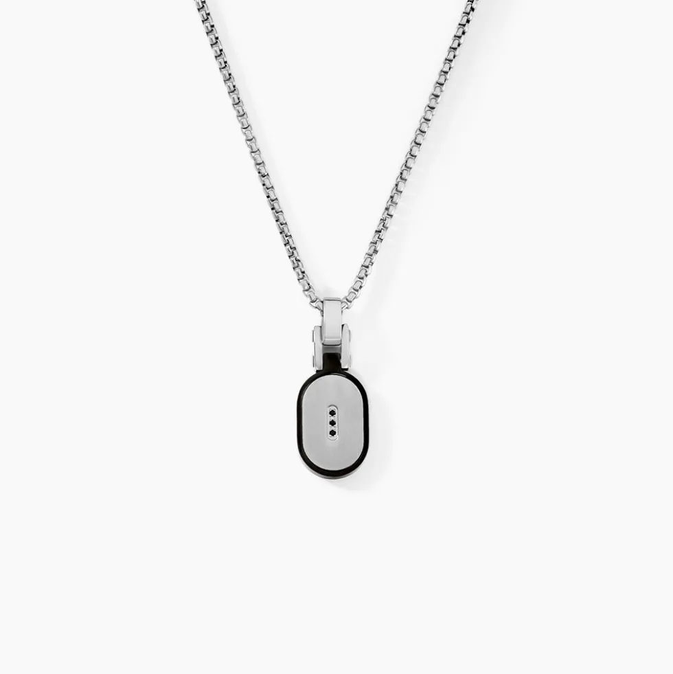 Collier Dax Acier Bicolore Oxyde De Zirconium