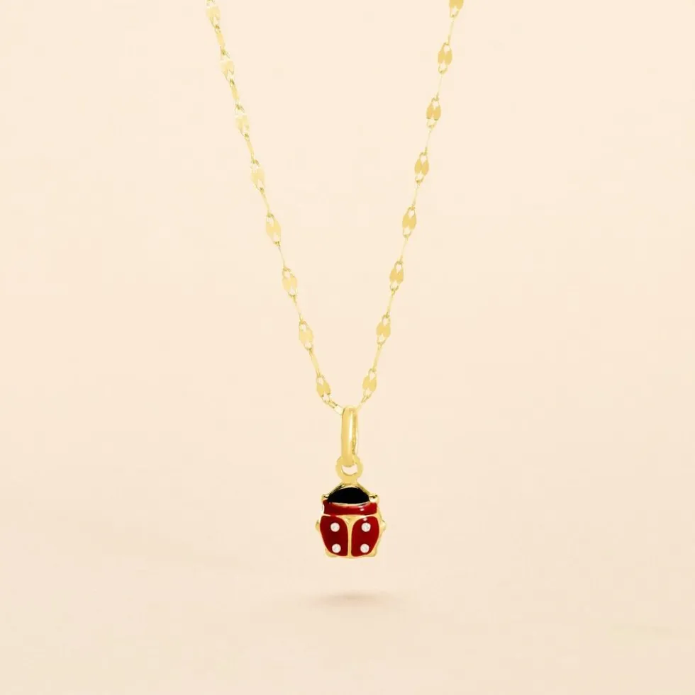 Collier Deena Or Jaune Oxyde De Zirconium