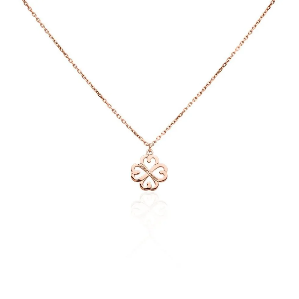Collier Delmira Argent Rose