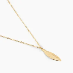 Collier Delphinium Or Jaune