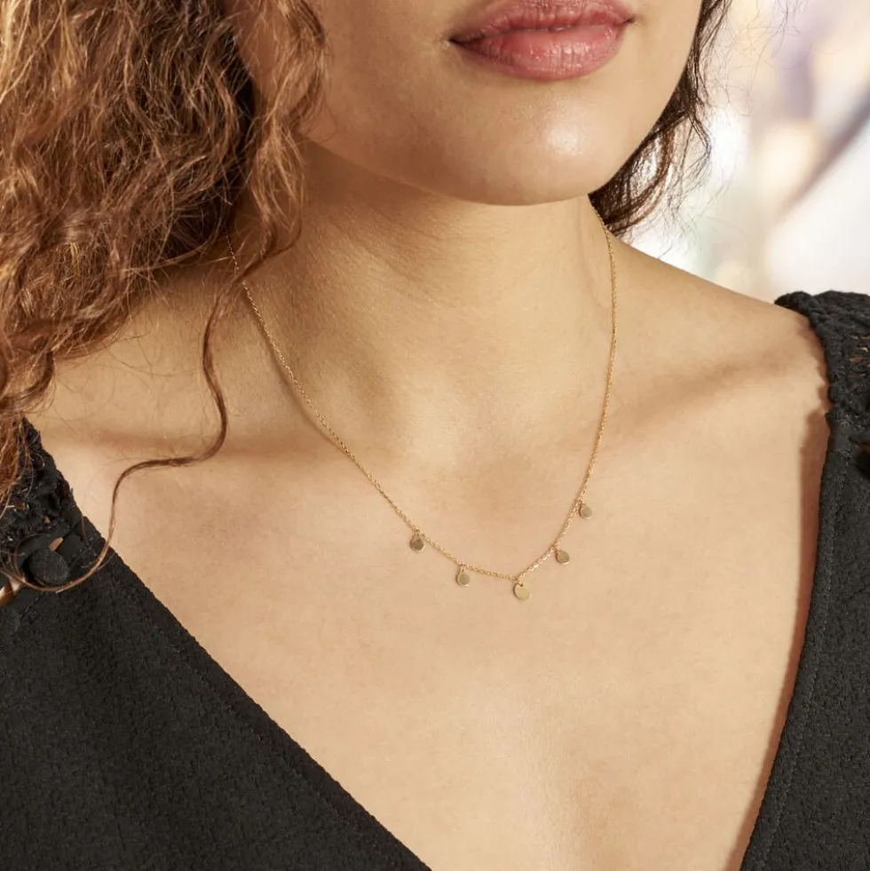Collier Deodate Or Jaune