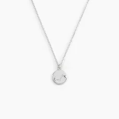 Collier Despina Argent Blanc Oxyde De Zirconium