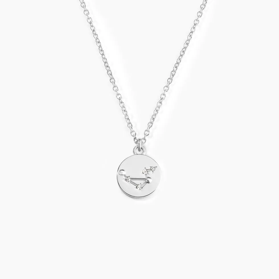 Collier Despina Argent Blanc Oxyde De Zirconium