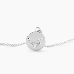 Collier Despina Argent Blanc Oxyde De Zirconium