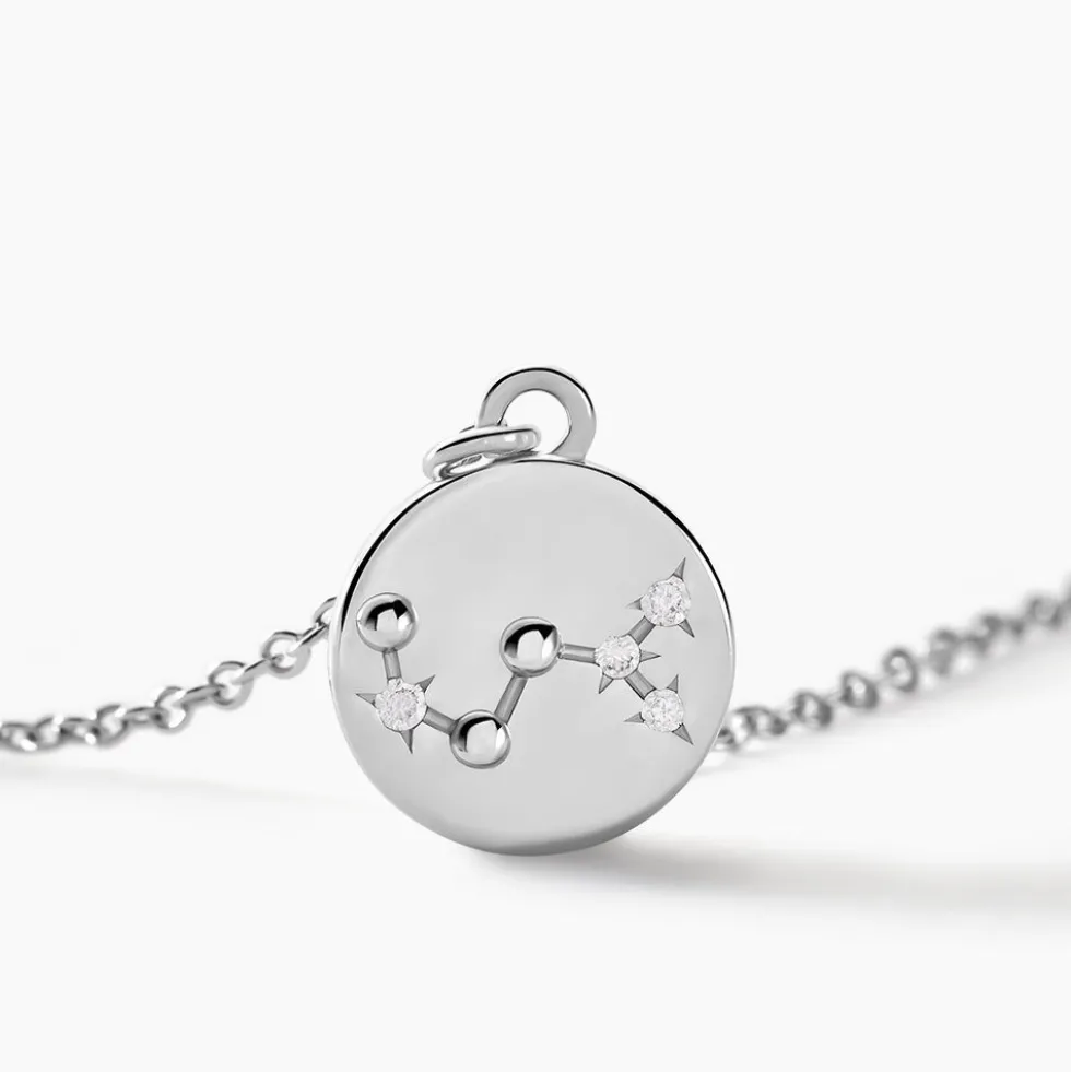 Collier Despina Argent Blanc Oxyde De Zirconium