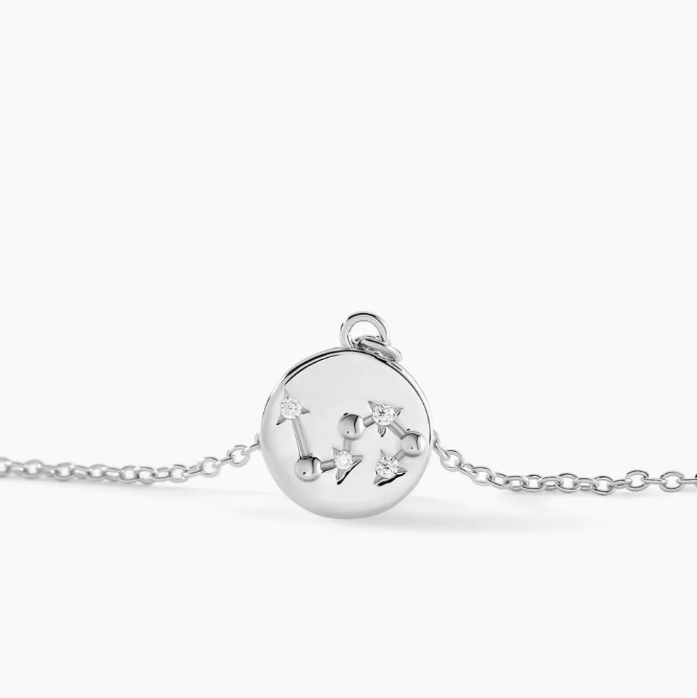 Collier Despina Argent Blanc Oxyde De Zirconium
