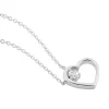 Collier Devona Argent Blanc Oxyde De Zirconium