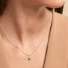 Collier Dhyana Argent Blanc