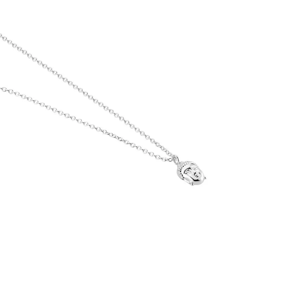 Collier Dhyana Argent Blanc