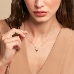 Collier Dhyana Argent Blanc