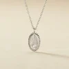 Collier Dhyana Argent Blanc Oxyde De Zirconium