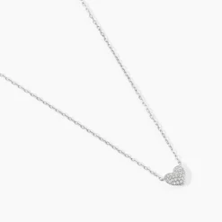 Collier Dimitra Or Blanc Diamant