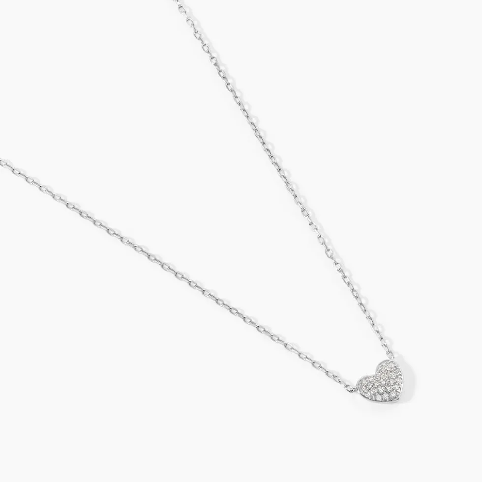 Collier Dimitra Or Blanc Diamant