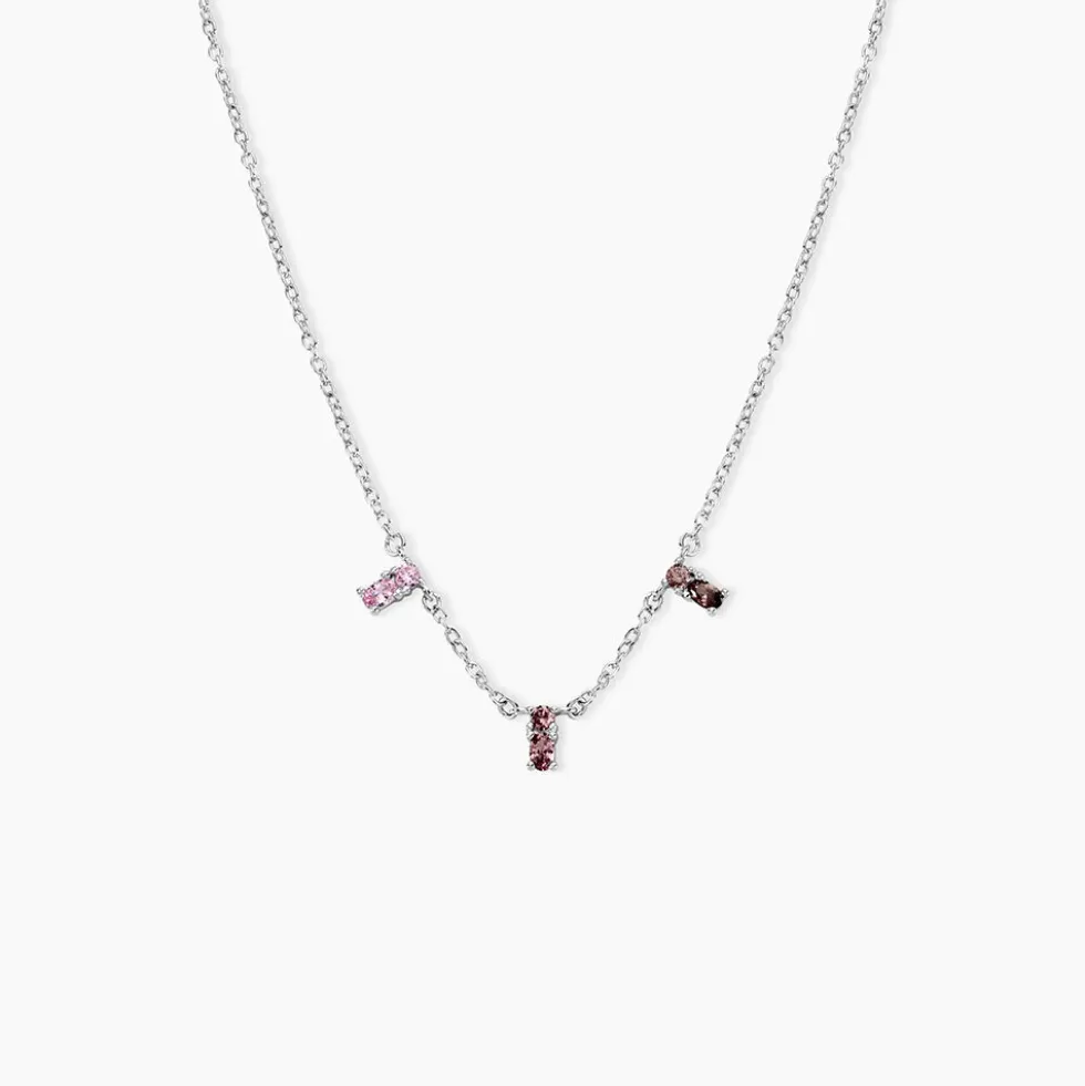 Collier Dion Argent Blanc Oxyde De Zirconium