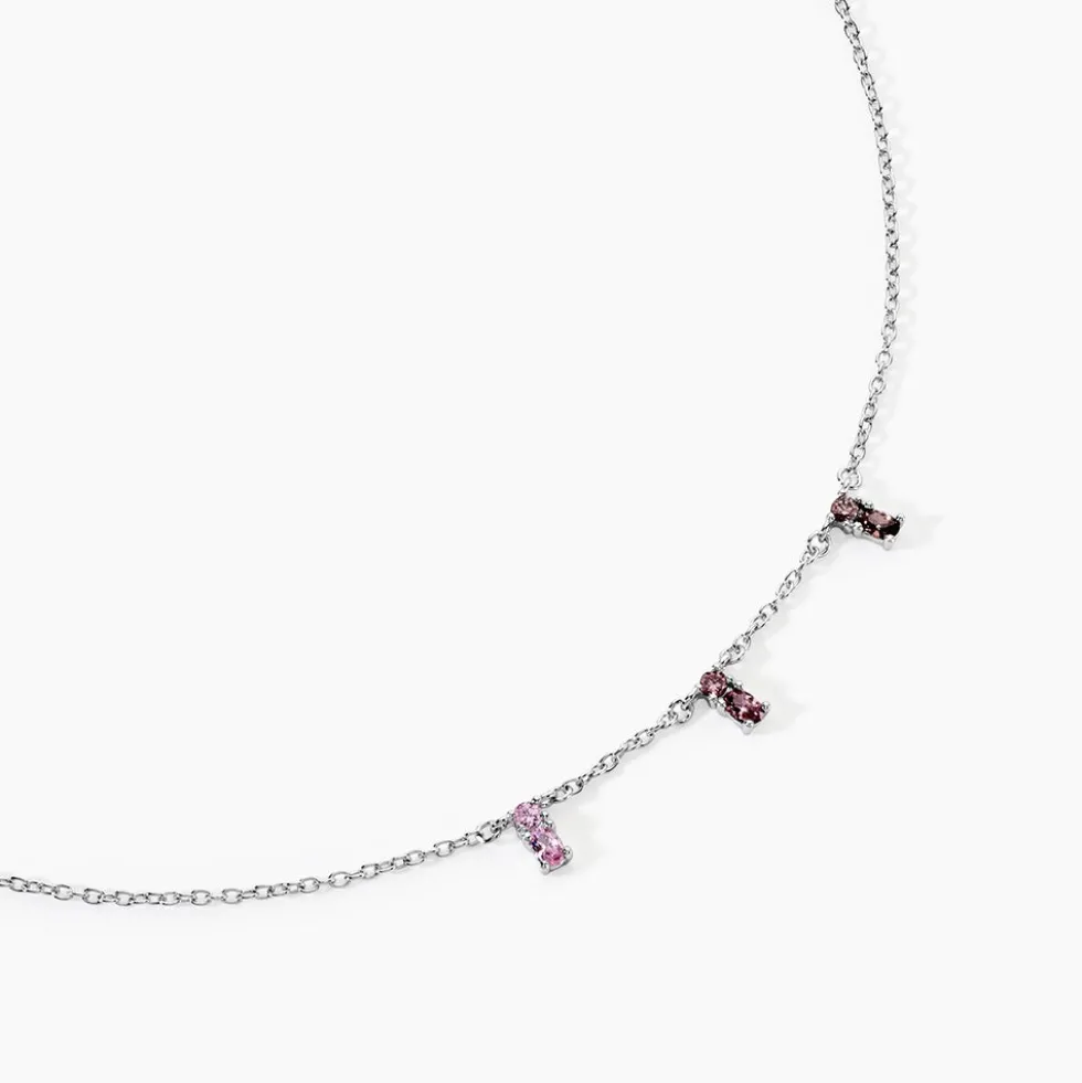 Collier Dion Argent Blanc Oxyde De Zirconium