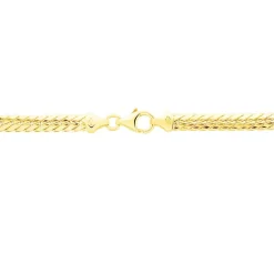 Collier Doline Maille Anglaise Or Jaune