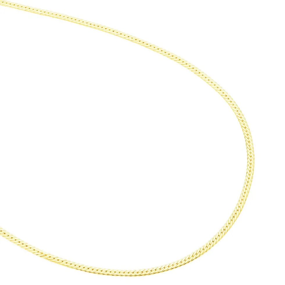 Collier Doline Maille Anglaise Or Jaune