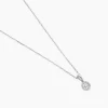 Collier Domitia Or Blanc Diamant