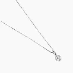 Collier Domitia Or Blanc Diamant