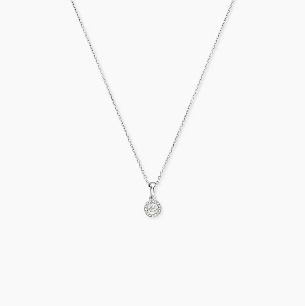 Collier Domitia Or Blanc Diamant