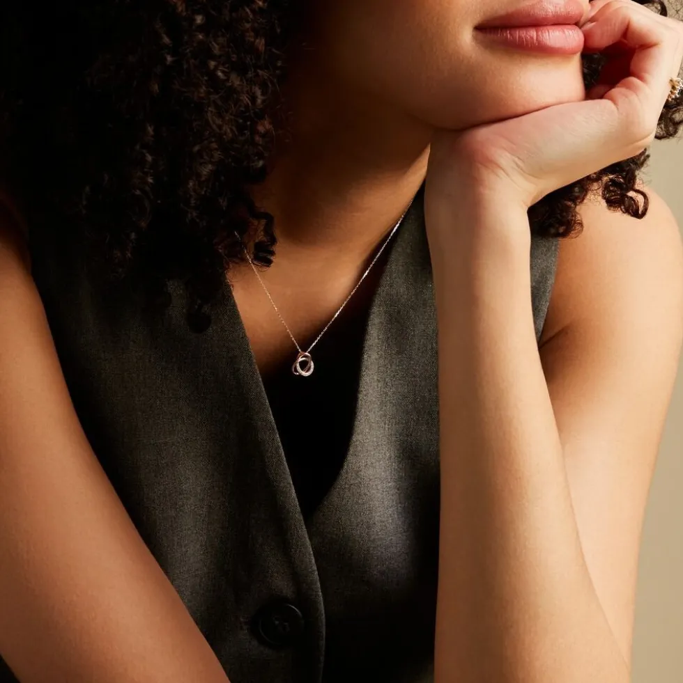 Collier Dorila Or Jaune Oxyde De Zirconium