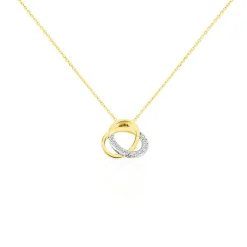 Collier Dorila Or Jaune Oxyde De Zirconium