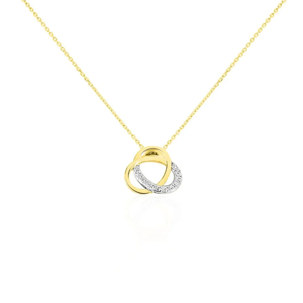 Collier Dorila Or Jaune Oxyde De Zirconium