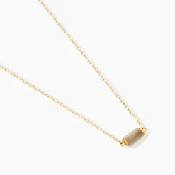 Collier Ean Or Jaune Nacre