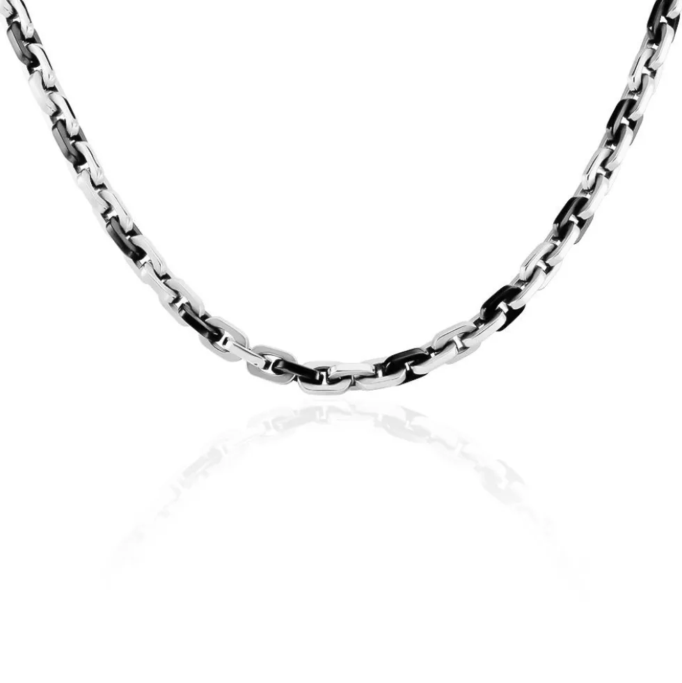 Collier Eirik Acier Bicolore