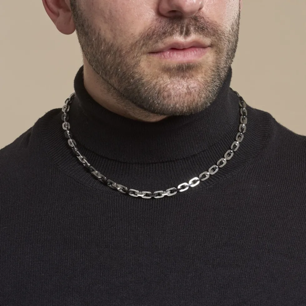 Collier Eirik Acier Bicolore
