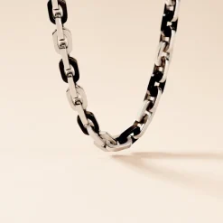 Collier Eirik Acier Bicolore