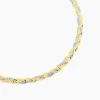 Collier Elae Argent Bicolore