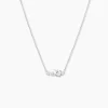 Collier Elea Argent Blanc Perle De Culture Oxyde De Zirconium