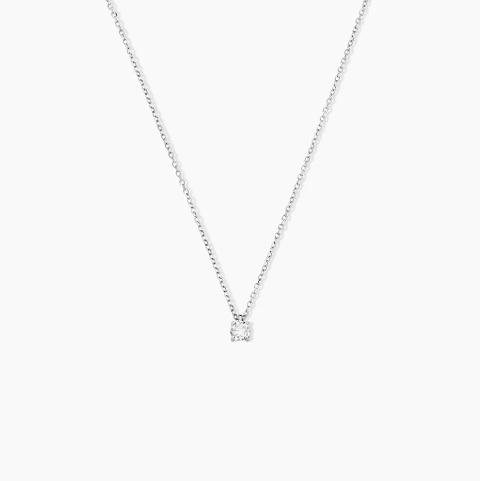 Collier Elfa Or Blanc Diamant