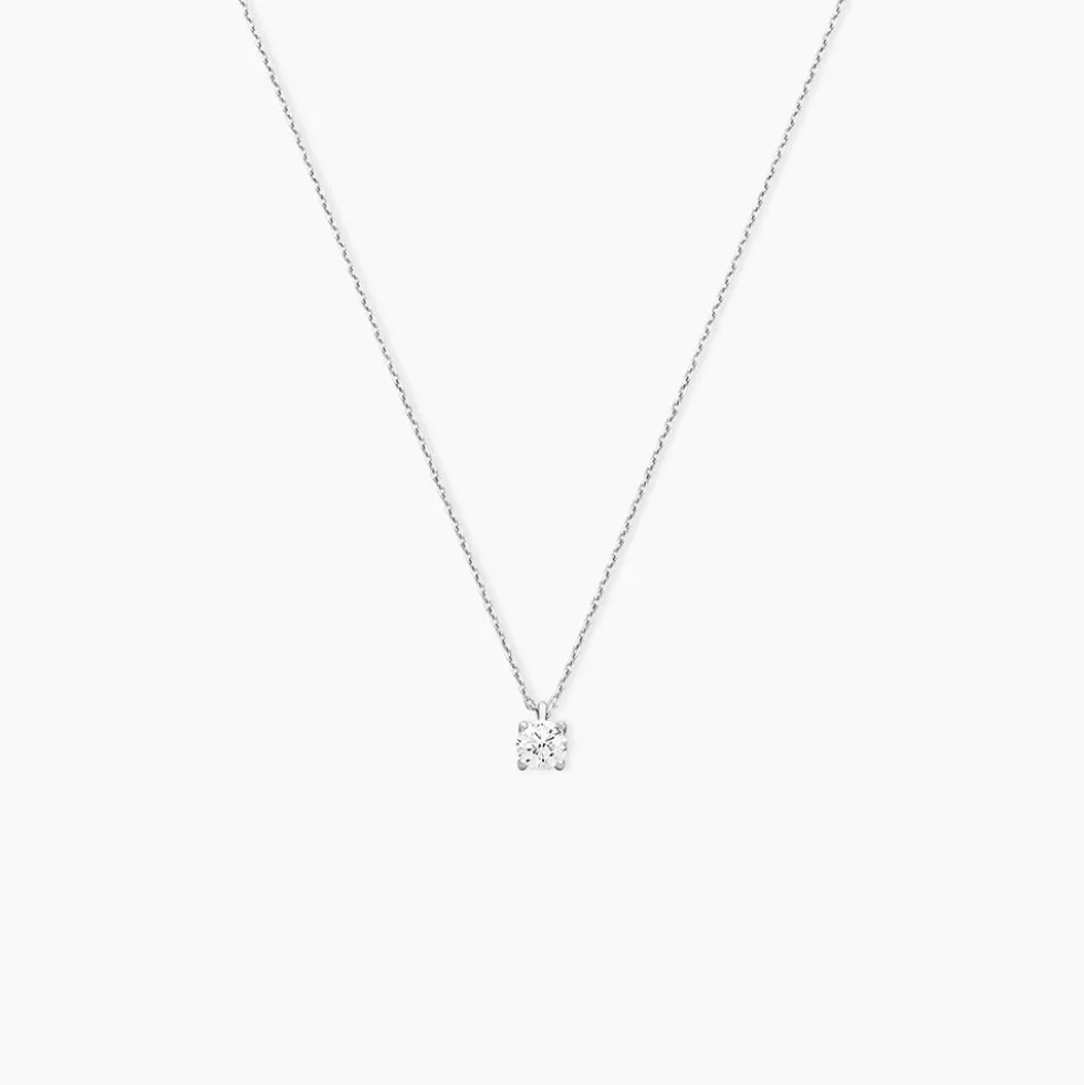 Collier Elfa Or Blanc Diamant